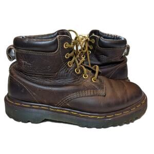 Dr Martens Made in England 5 Eye Lace Up Boots Womens 5 Brown Leather